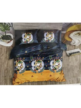 Komplet pościeli 5D 100% satyna - bawełna  4 Częściowy  Rozmiar : 160/200cm