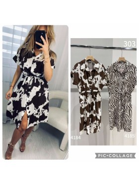 Sukienki damskie wloskie, size uni, paczka 6szt,mix kolor