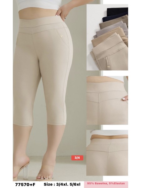 Legginsy damskie ,size 2-6xl ,paczka 12szt , mix kolor