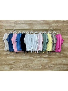 Bluzki damskie wloskie, size uni, paczka 6szt,mix kolor
