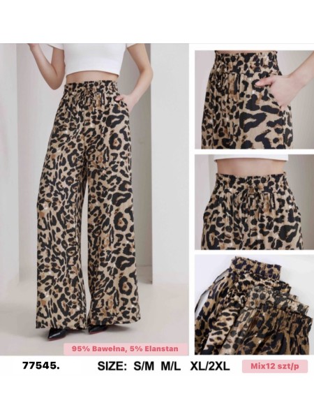 Spodnie damskie ,size m-2xl ,paczka 12szt , mix kolor