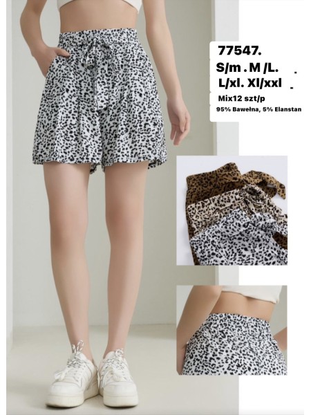 Spodenki damskie ,size s-2xl ,paczka 12szt , mix kolor