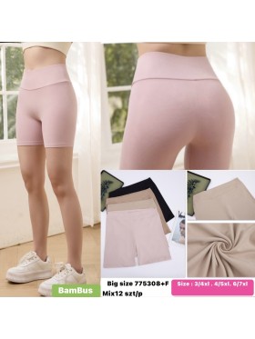 Legginsy damskie ,bigsize 3-7xl ,paczka 12szt , mix kolor