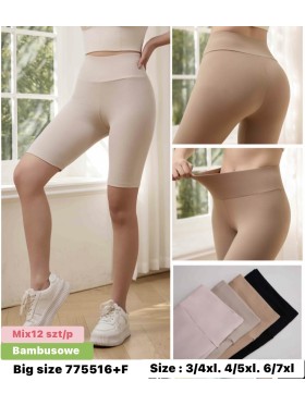 Legginsy damskie ,bigsize 3-7xl ,paczka 12szt , mix kolor