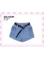 Spodenki jeans dzieciece rozm 6-14 lat, paczka 5szt, 1 kolor
