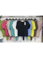 Bluzki damskie Włoskie , Size uni,paczka 6szt,mix kolor