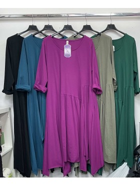 Sukienki damskie Włoski ,size uni  ,paczka 6szt mix kolor