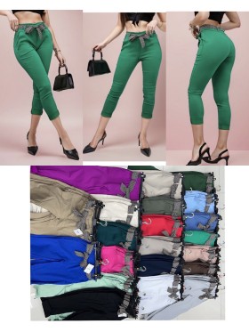 Spodnie damskie wloskie, size uni, paczka 6szt,mix kolor
