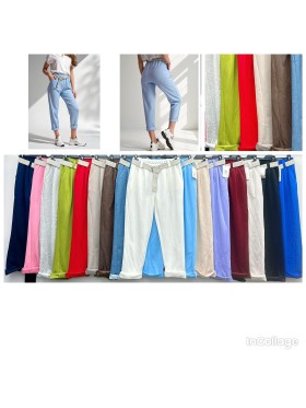 Spodnie damskie wloskie, size uni, paczka 6szt,mix kolor