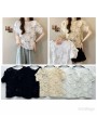Bluzki damskie wloskie, size uni, paczka 6szt,mix kolor