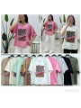 Bluzki damskie wloskie, size uni, paczka 6szt,mix kolor
