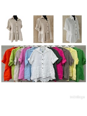 Bluzki damskie wloskie, size uni, paczka 6szt,mix kolor