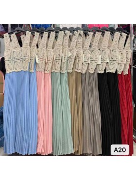 Sukienki damskie wloskie, size uni, paczka 6szt,mix kolor