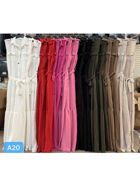 Sukienki damskie wloskie, size uni, paczka 6szt,mix kolor