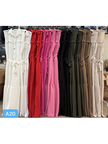 Sukienki damskie wloskie, size uni, paczka 6szt,mix kolor