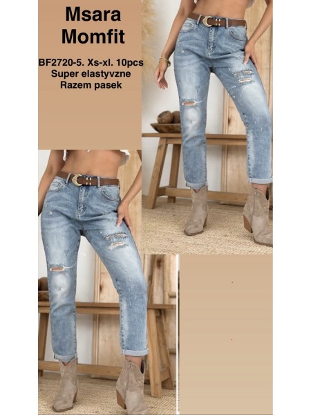 Jeansy damska M'sara ,size XS-xl,paczka 10szt ,