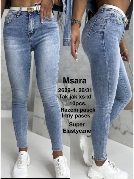 Jeansy damska M'sara ,size XS-xl,paczka 10szt ,