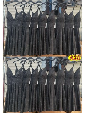 Sukienki damskie wloskie, size uni, paczka 6szt,mix kolor