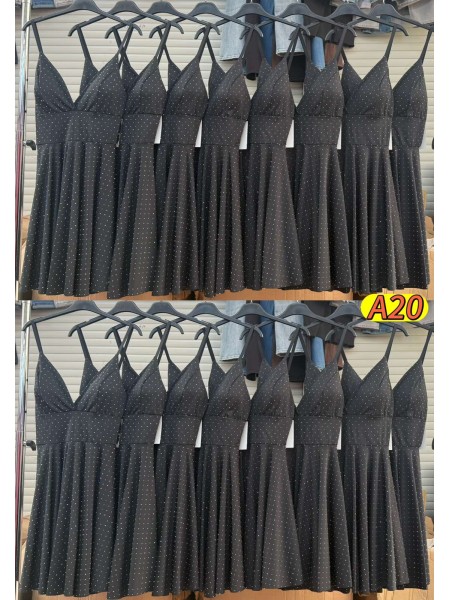 Sukienki damskie wloskie, size uni, paczka 6szt,mix kolor