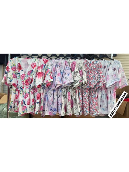 Kombinezony damskie wloskie, size uni, paczka 6szt,mix kolor