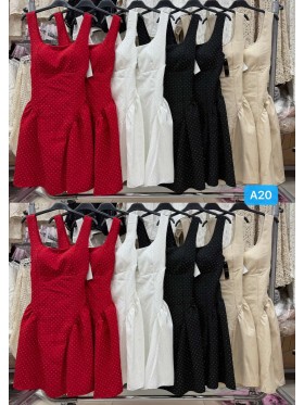 Sukienki damskie wloskie, size uni, paczka 6szt,mix kolor