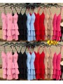 Sukienki damskie wloskie, size uni, paczka 6szt,mix kolor