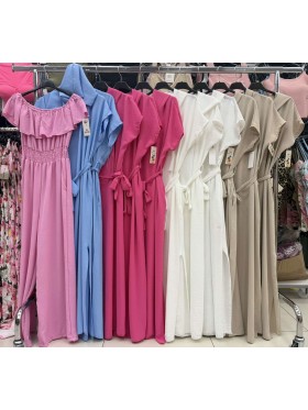 Sukienki damskie wloskie, size uni, paczka 6szt,mix kolor