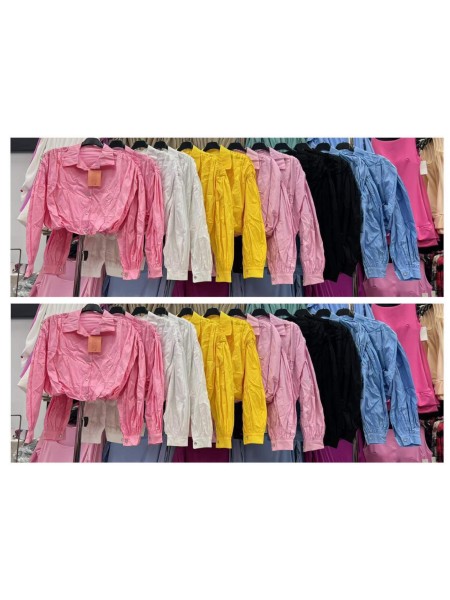 Bluzki damskie wloskie, size uni, paczka 6szt,mix kolor