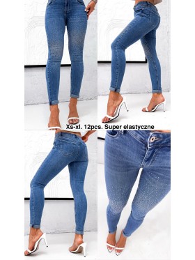 Jeansy damska  ,size XS-xl,paczka 12szt ,