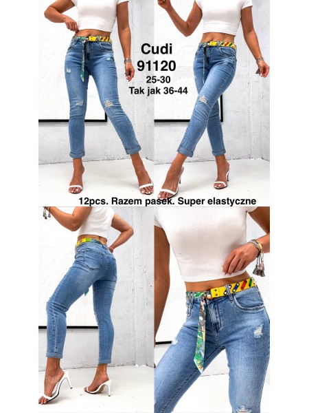 Jeansy damska  ,size 36-44,paczka 12szt ,