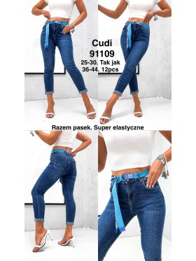 Jeansy damska  ,size 25-30,paczka 12szt ,