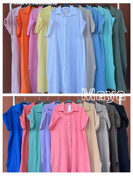 Sukienki damskie wloskie, size uni, paczka 6szt,mix kolor