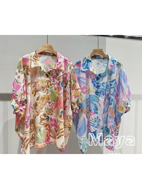 Bluzki damskie wloskie, size uni, paczka 6szt,mix kolor