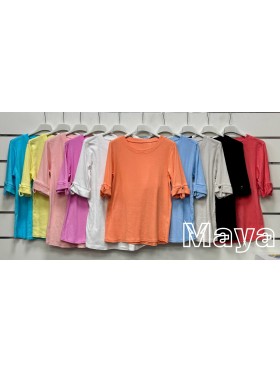 Bluzki damskie wloskie, size uni, paczka 6szt,mix kolor