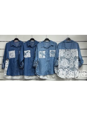 Koszule damskie wloskie, size uni, paczka 6szt,mix kolor