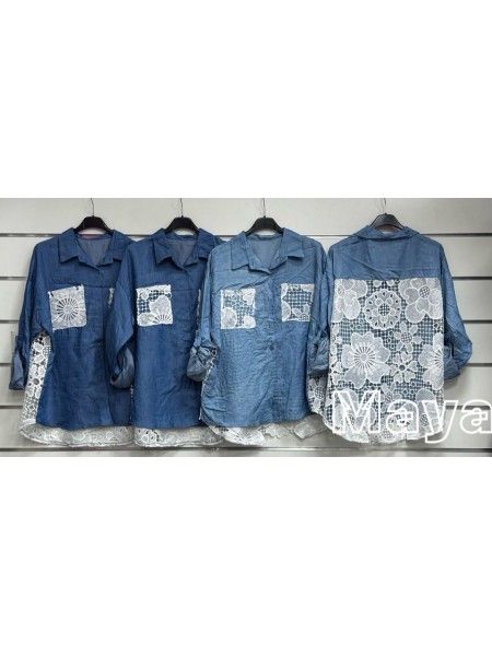 Koszule damskie wloskie, size uni, paczka 6szt,mix kolor