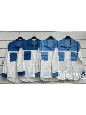 Koszule damskie wloskie, size uni, paczka 6szt,mix kolor