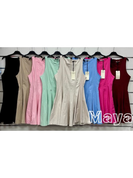 Sukienki damskie wloskie, size uni, paczka 6szt,mix kolor