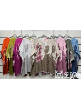 Bluzki damskie wloskie, size uni, paczka 6szt,mix kolor