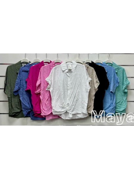 Bluzki damskie wloskie, size uni, paczka 6szt,mix kolor