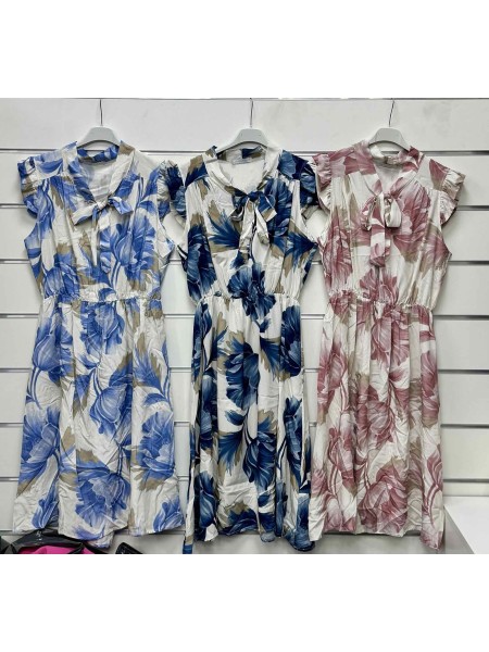 Sukienki damskie wloskie, size uni, paczka 6szt,mix kolor