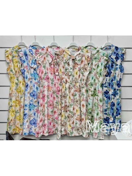 Sukienki damskie wloskie, size uni, paczka 6szt,mix kolor