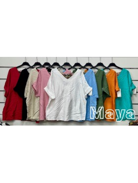 Bluzki damskie wloskie, size uni, paczka 6szt,mix kolor