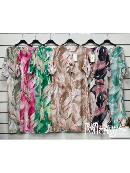 Sukienki damskie wloskie, size uni, paczka 6szt,mix kolor