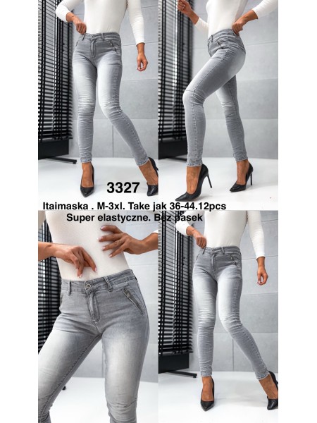 Jeansy damskie  ,size M-3xl,paczka 12szt ,