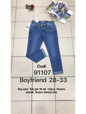 Jeansy damskie  ,size 28-33,paczka 12szt ,