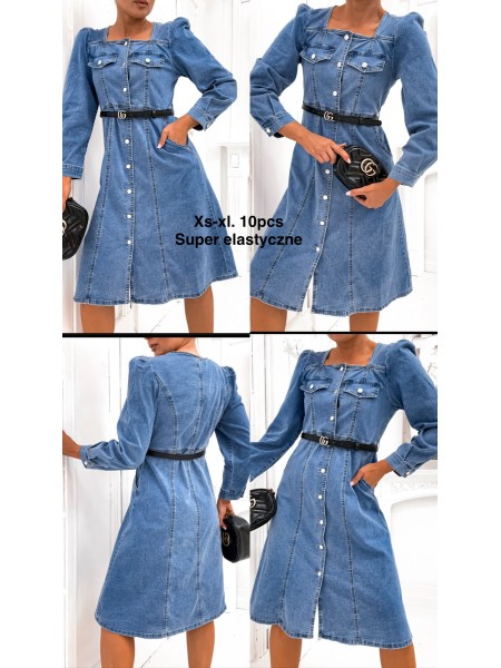 Sukienki Jeansowe damskie  ,size XS-xl,paczka 10szt ,