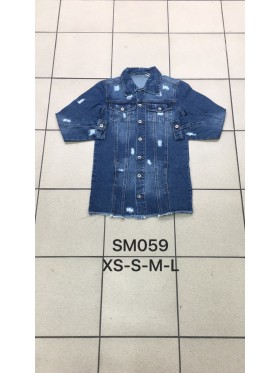 Kurtki Jeansowe damskie  ,size XS-L,paczka 10szt ,