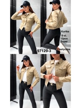 Kurtki Jeansowe damskie  ,size S-XL,paczka 12szt ,