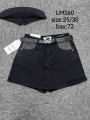 Spódnica krótka jeansowa damska ,size 25-30,paczka 12szt ,